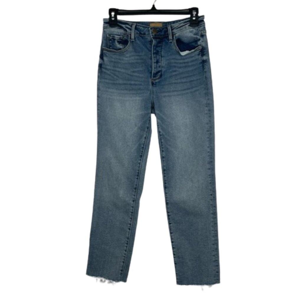 DRIFTWOOD Meg Classic Fit Fray Hem Crop jeans Women's size 26